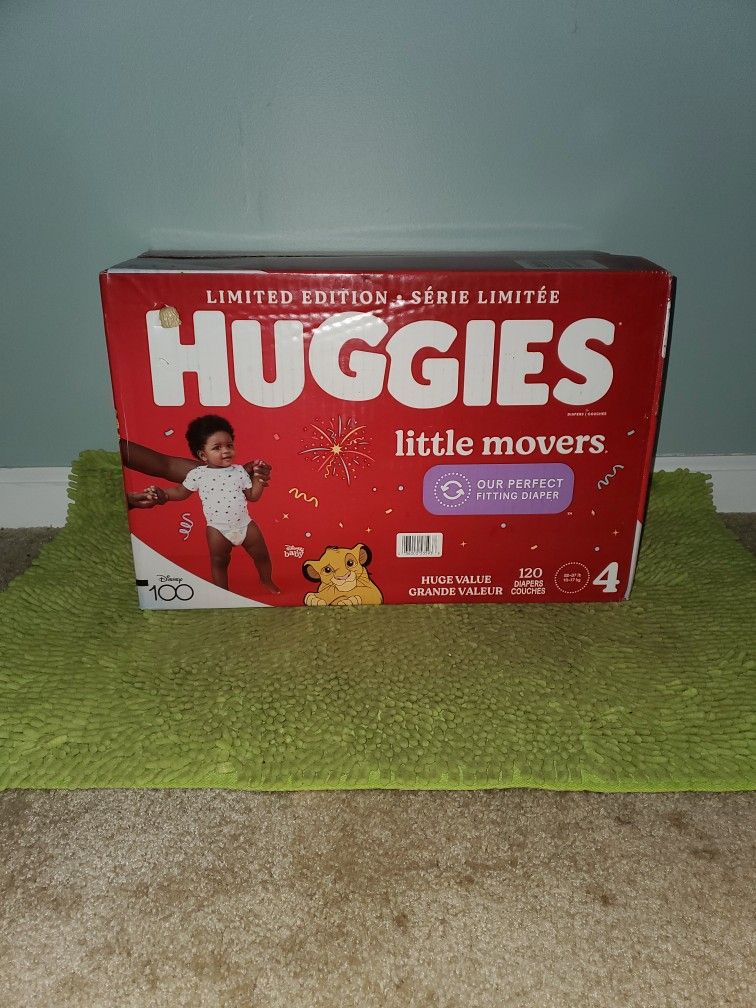 Box Huggies 120 Diapers #4