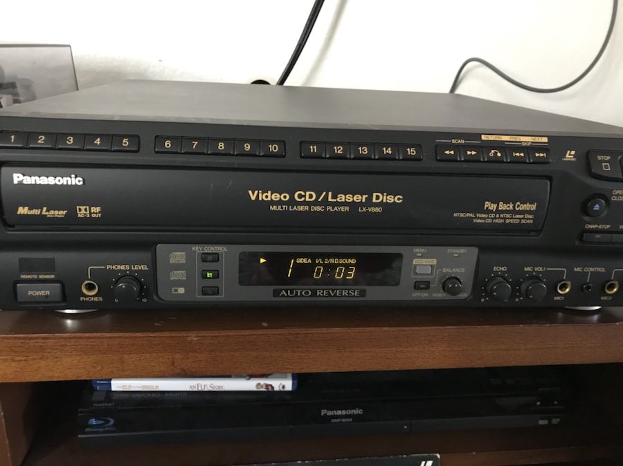 Vintage Panasonic LX-V880 Video CD Laser Disc Player