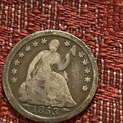 1853 Half Dime 
