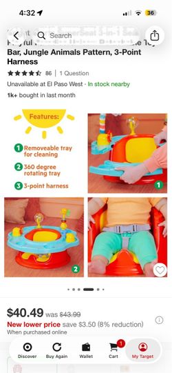 Baby activity seat