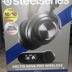 SteelSeries Arctis Nova Pro Wireless Multi-System Gaming Headset - Premium Hi-Fi Drivers