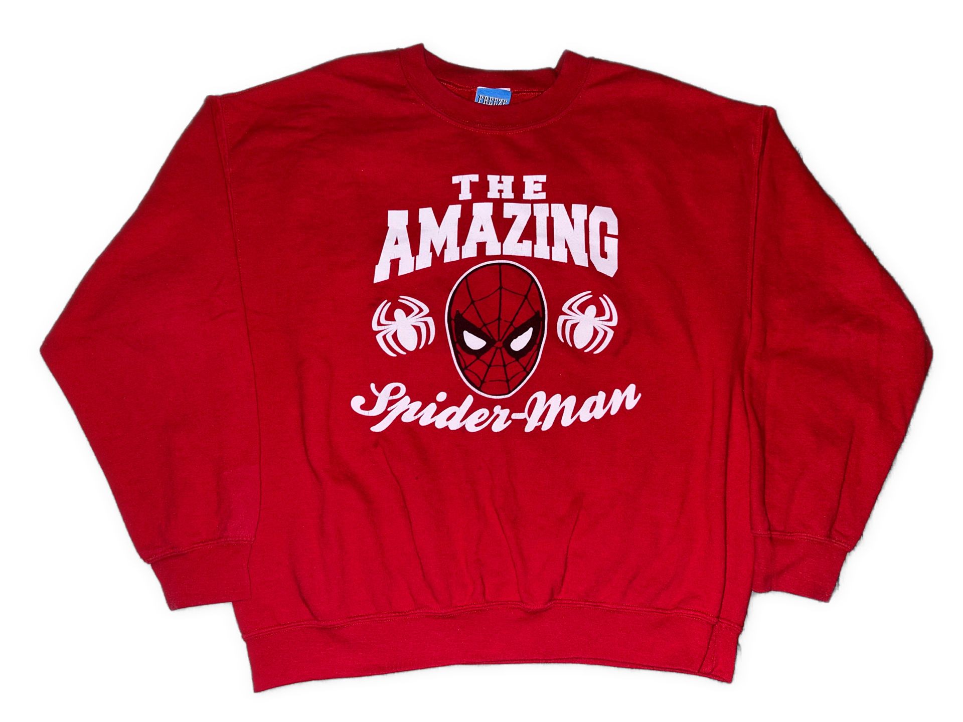 Vintage FREEZE The Amazing Spiderman Sweatshirt Size Large Rare