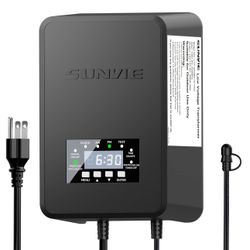 SUNVIE 300W Low Voltage Transformer with Timer and Photocell Sensor 