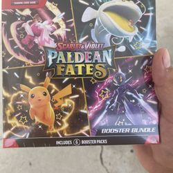 Scarlet and Violet Paldean Fates Booster Bundle 