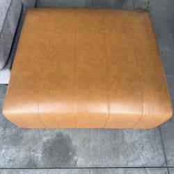 Faux Leather Ottoman- NEED GONE ASAP!