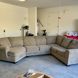 Brown Sectional Couch 