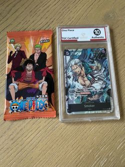 One Piece lot Smoker Graded 10 and Booster Pack