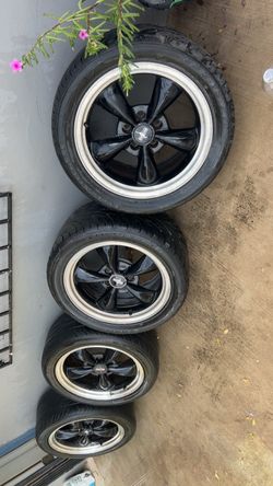 Mustang staggered rims
