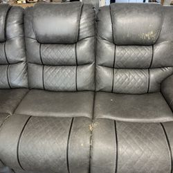 BOBS FURNITURE RECLINER COUCH 