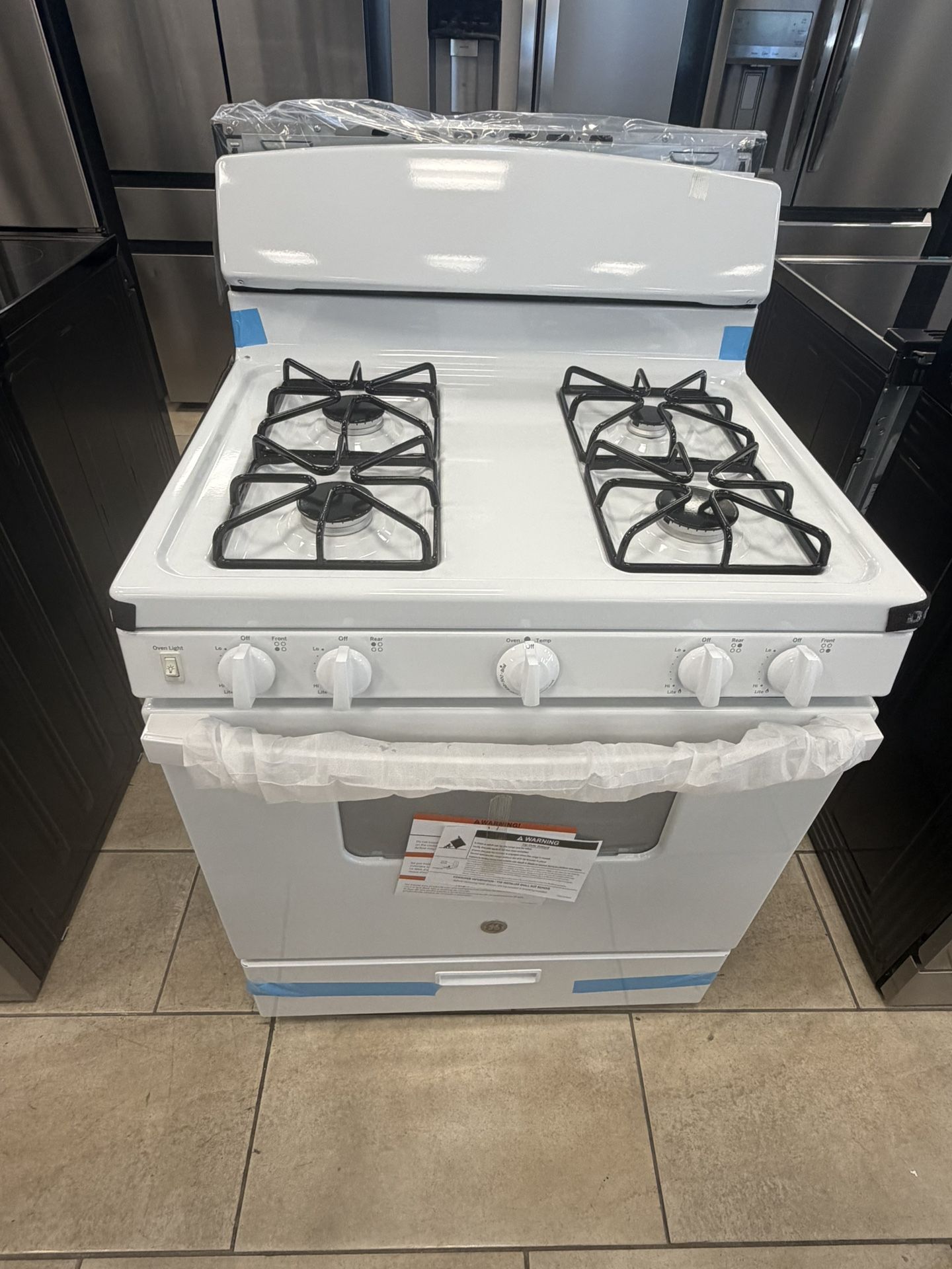 Ge Gas Range 4 Burner