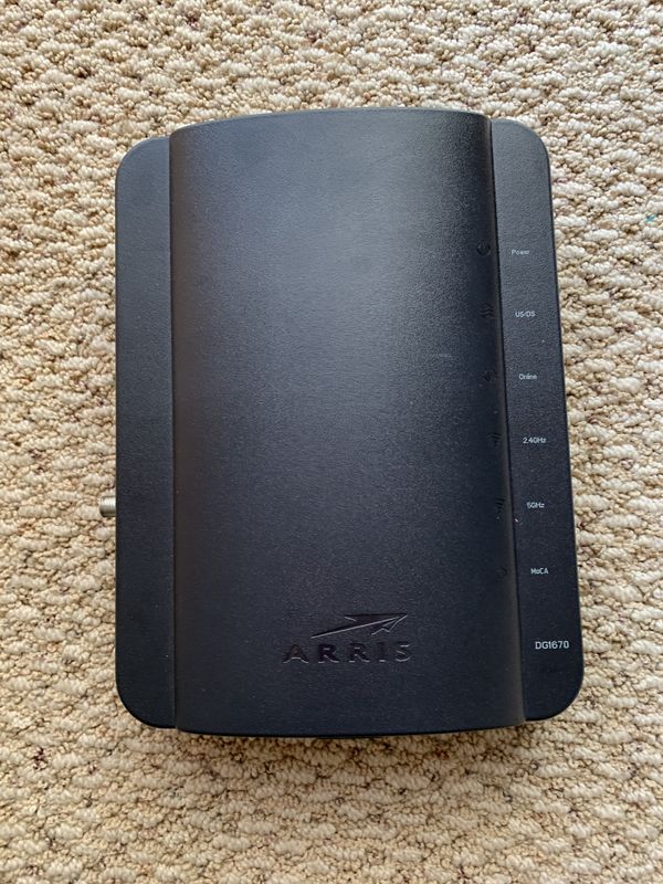 Arris dg1670a Modem/router for Sale in San Diego, CA OfferUp