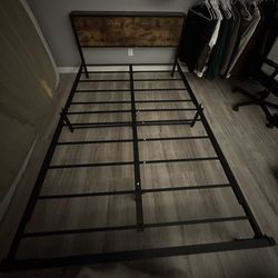 Full sized bed frame 
