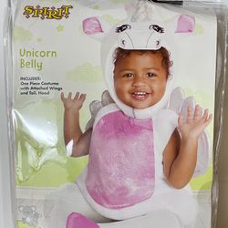 Costume “Unicorn Belly”  Infant Size 18-24 Months