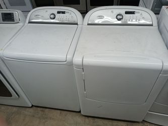 Whirlpool Cabrio top load washer and dryer set - Free delivery