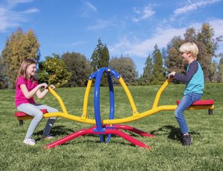 Brand New Gym Dandy Kids Outdoor Metal Seesaw Teeter Totter