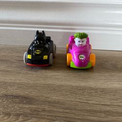 Little People Batman And Joker Wheelies Cars