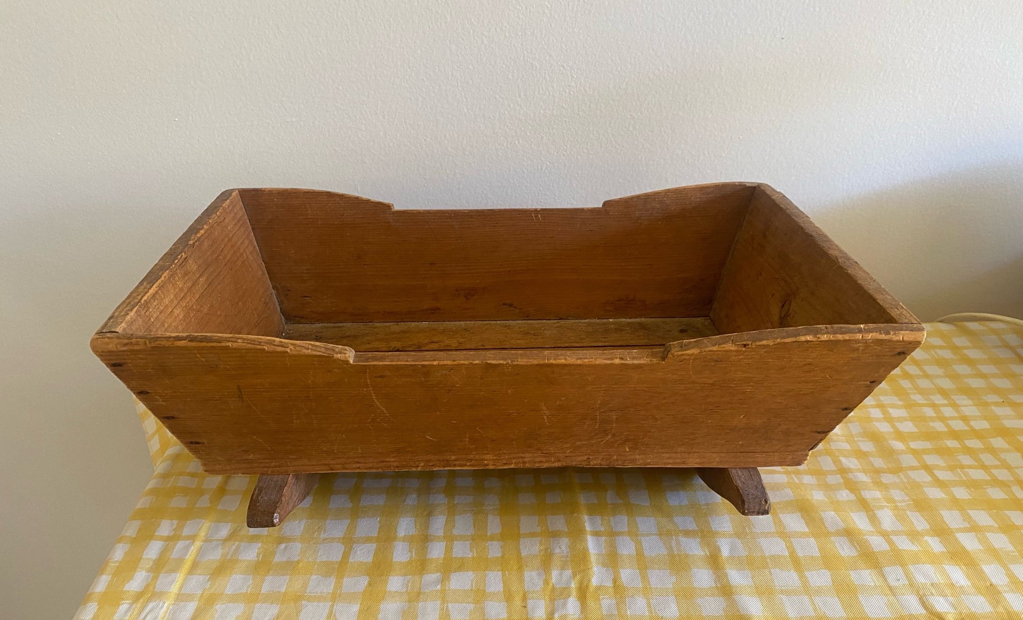 Wooden Doll Cradle And Rocking Chair