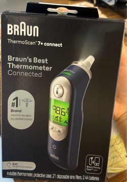 Braun ThermoScan 7+ Connect – Best Ear Thermometer (New in Box)