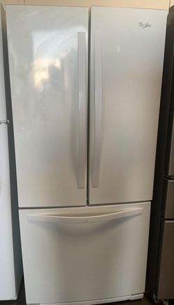 Whirlpool 3-Door  White Refrigerator Fridge

