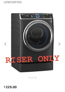 7” GE RightHeight Laundry Riser