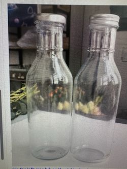 Glass Bottles with Metal Lids