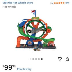 Hot Wheels City Ferris Wheel Whirl Track Set