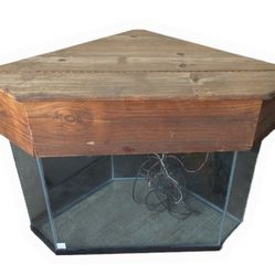 65g Pentagon Corner Aquarium City Fish Tank +Supplies Retail $2.5k+