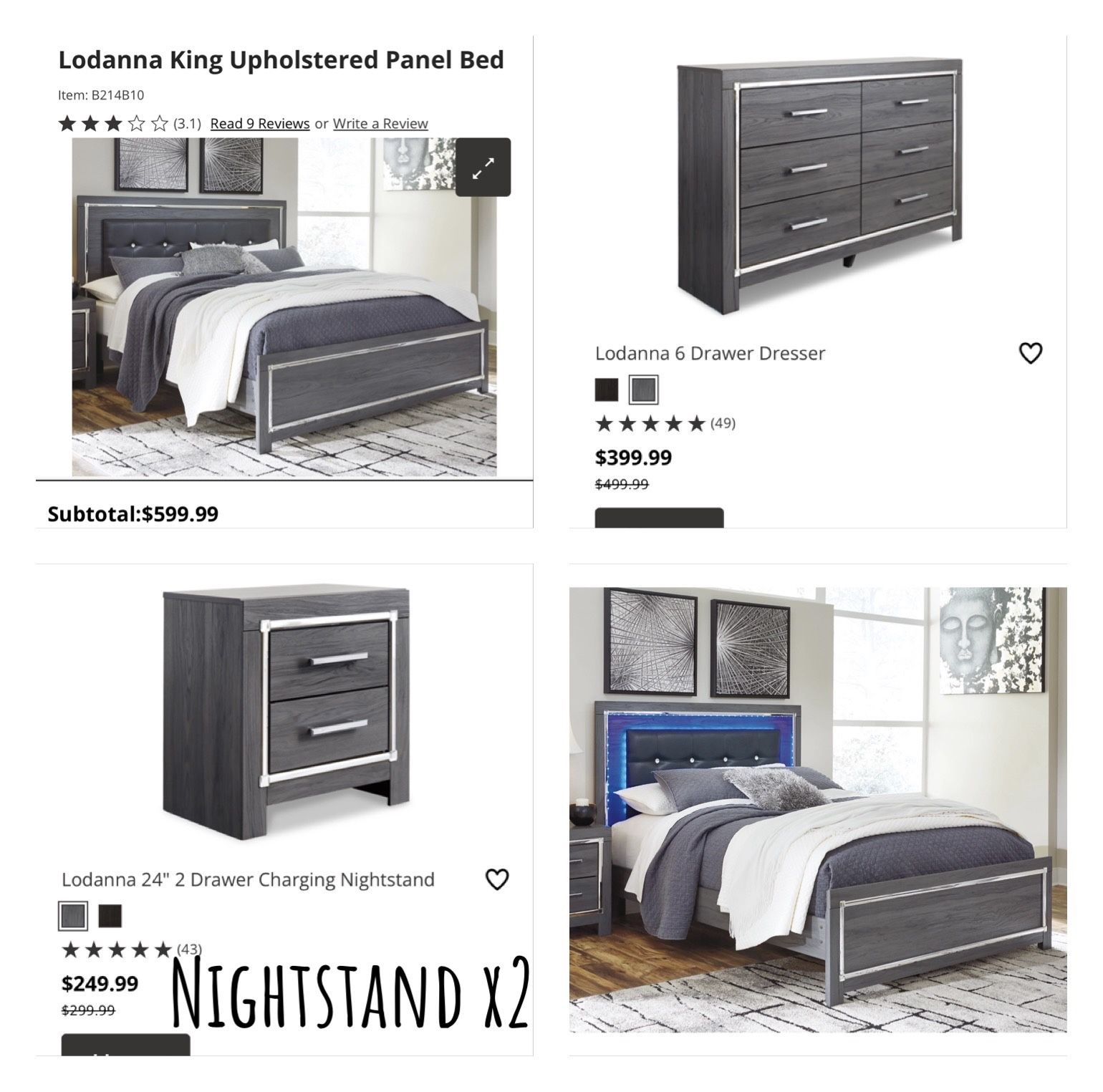 Bedroom set