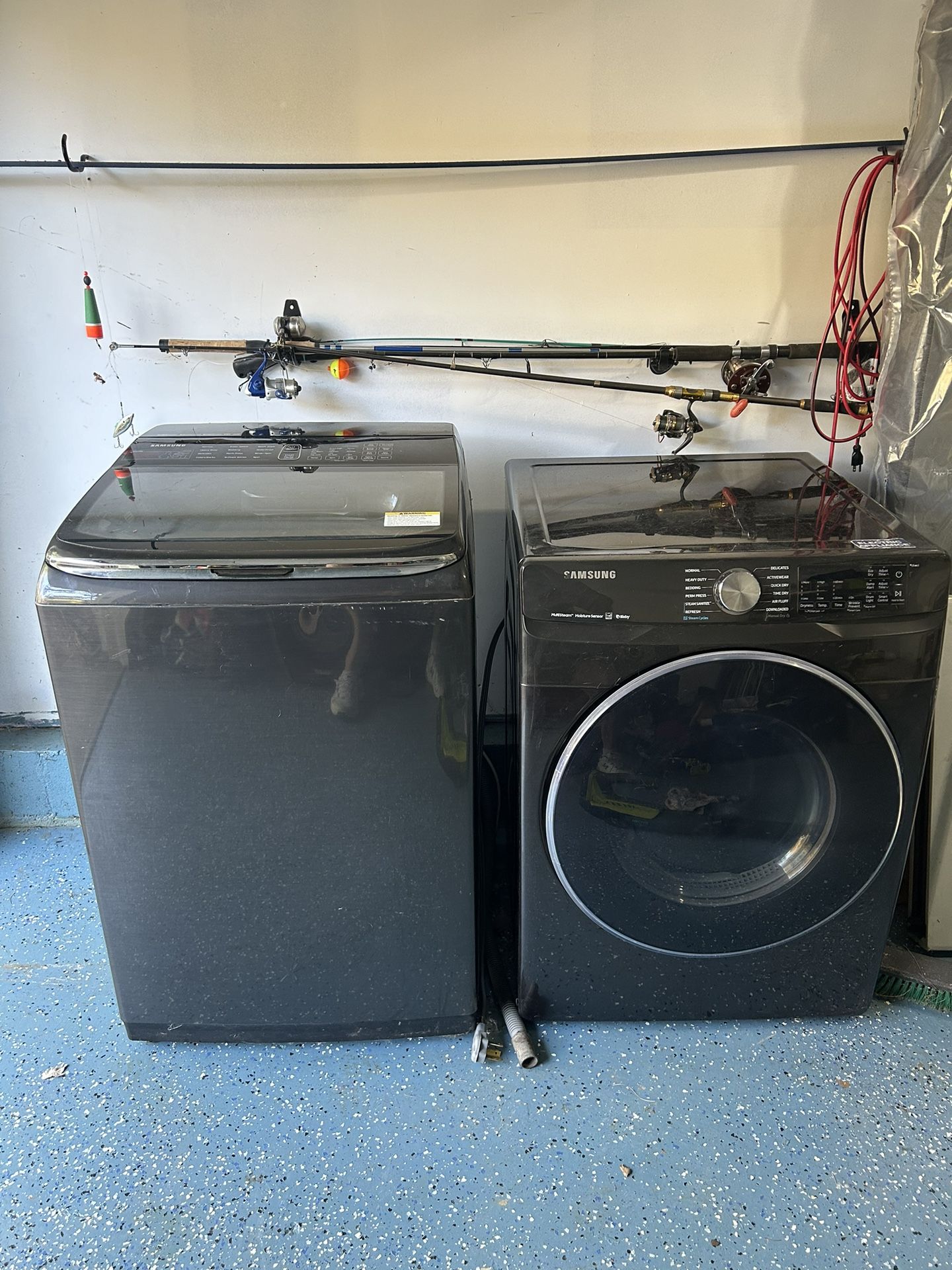 Heavy duty, washer, and dryer