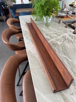 CB2 Solid Acacia shelf 48"