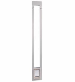 Aluminum pet door 5” X 7” flap size for small dogs