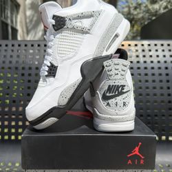 Jordan 4 Retro OG Cement Size 9.5 Nigel Brick Fragment Union Virgil