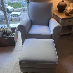 Pottery Barn Kids Rocking Chair & Ottoman 