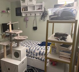 Twin Size Bed Frame with Storage Drawers