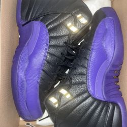 Retro 12 Size 7Y Purple & Black