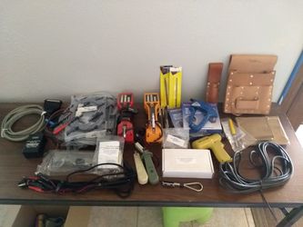 Lot of telcom tools & supplies