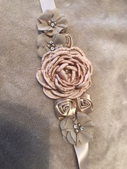 Flower maternity sash