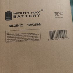 Mighty Max Battery Two Pack ML35-12 - 12V 35AH