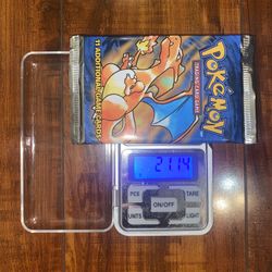 Pokemon 1999 HEAVY Base Set Sealed Booster Pack CHARIZARD Art 21.14 Mint! for Sale in Tampa, FL - OfferUp Pokemon 1999 HEAVY Base Set Sealed Booster Pack CHARIZARD Art 21.14 Mint! for Sale in Tampa, FL - OfferUp