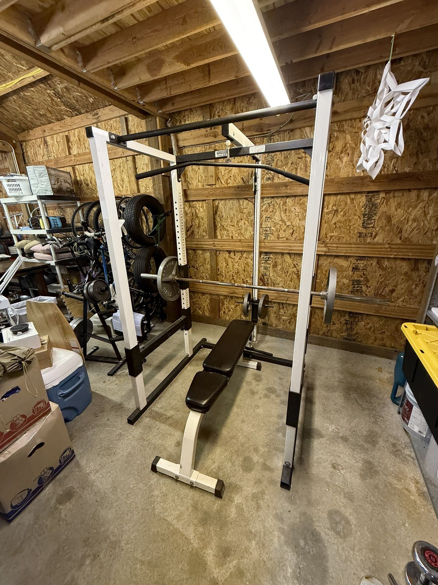 Parabody Serious Steel Weight Rack & Weights