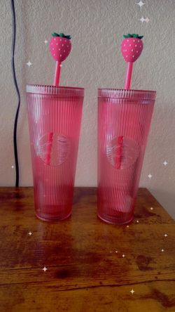 Pink Starbucks cup