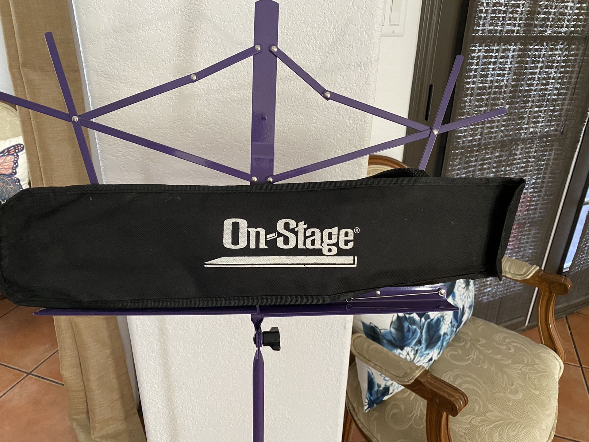 Portable Sheet Music Stand and Shoulder Rests