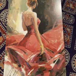 Anatoly Metlan, Coral Turn Signed Postcard 
