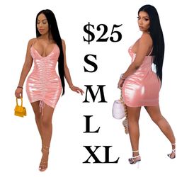 Fashion pink dress