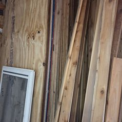 Pack Brick Molding,cedar 1x4 X8,3/4plywood 