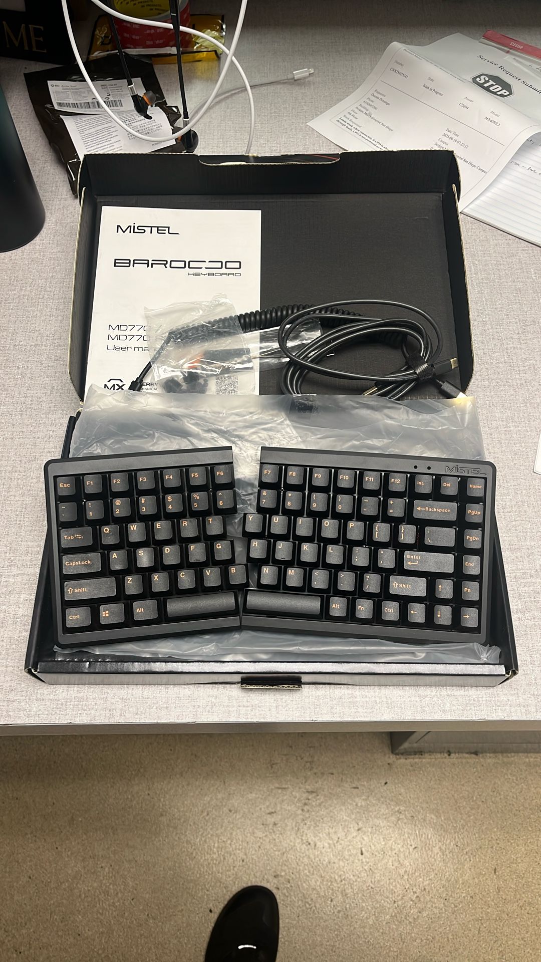 Mistel Barocco MD770 Split Keyboard