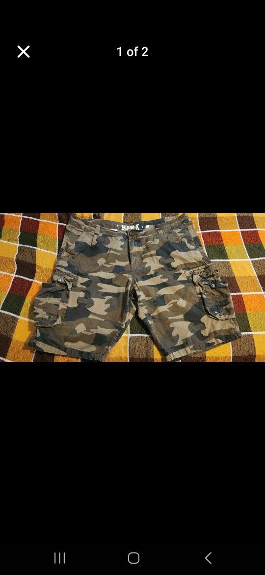 Men camo shorts big & tall