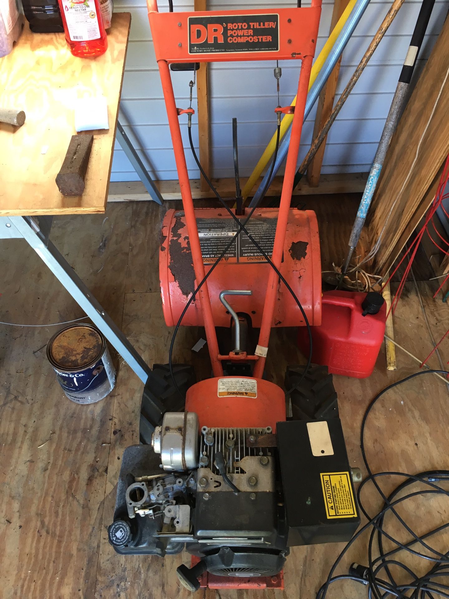 dr roto tiller power composter model 5.0 HP champ
