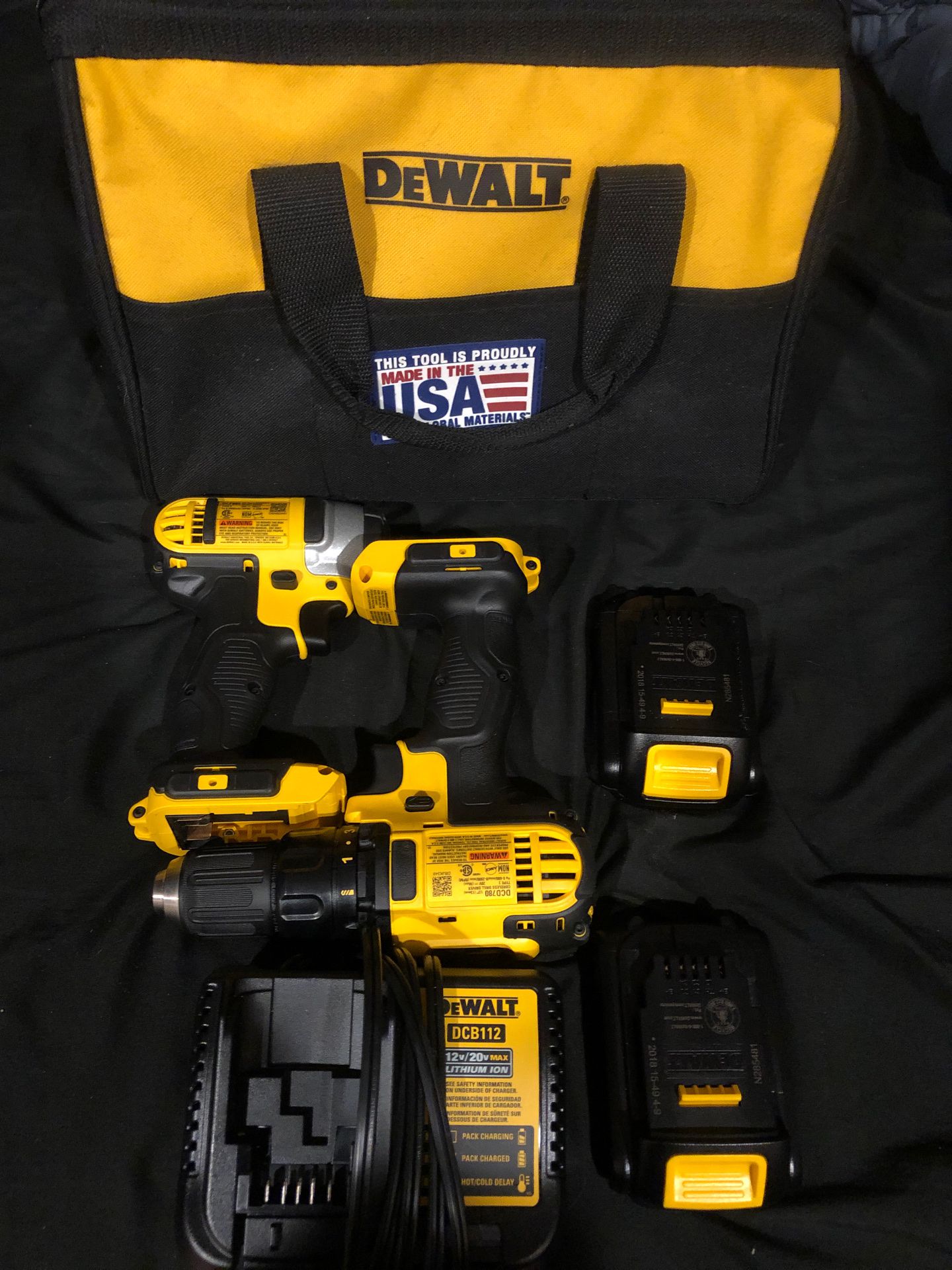 Dewalt impact and drill driver kit