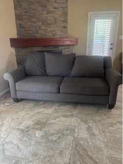 Blue couch